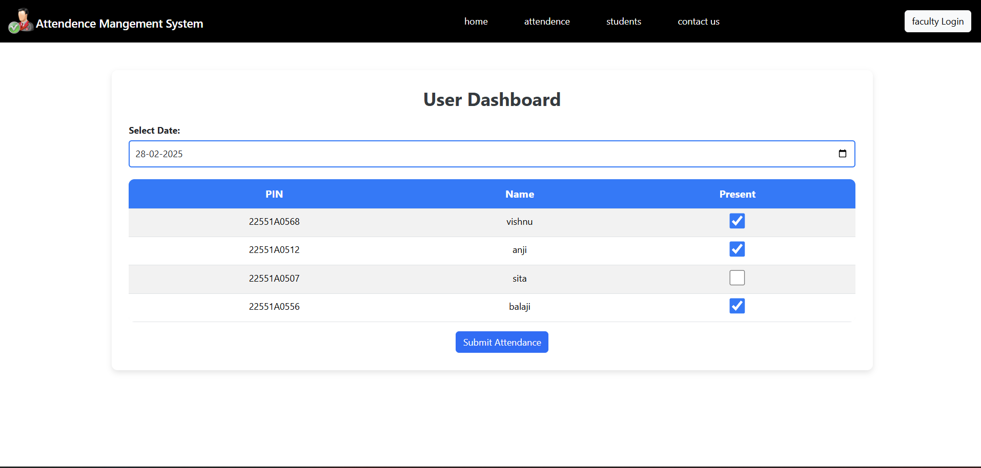 github profile website screenshot