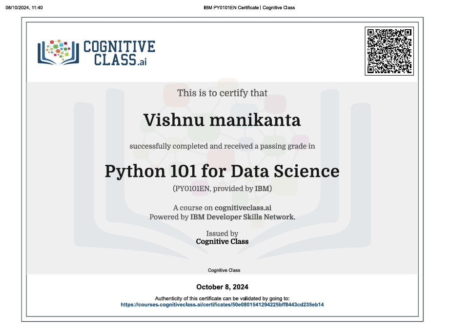 Certificate 3