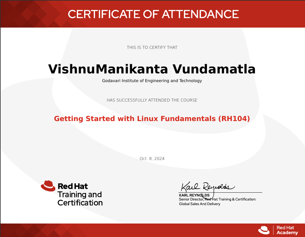 Certificate 1